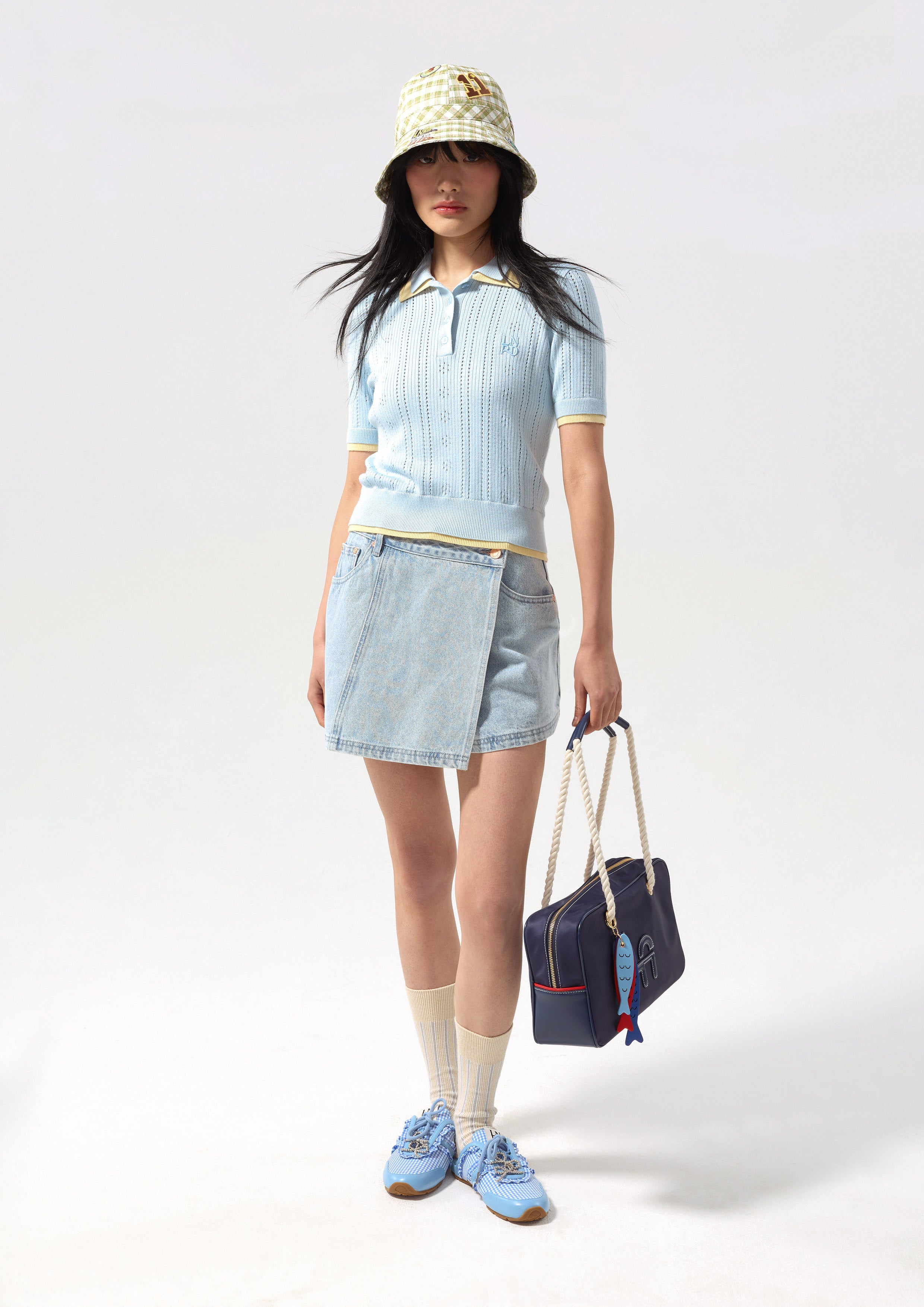 เสื้อนิตโปโลปกคอเสื้อเลเยอร์ คอลเลกชัน California Calling