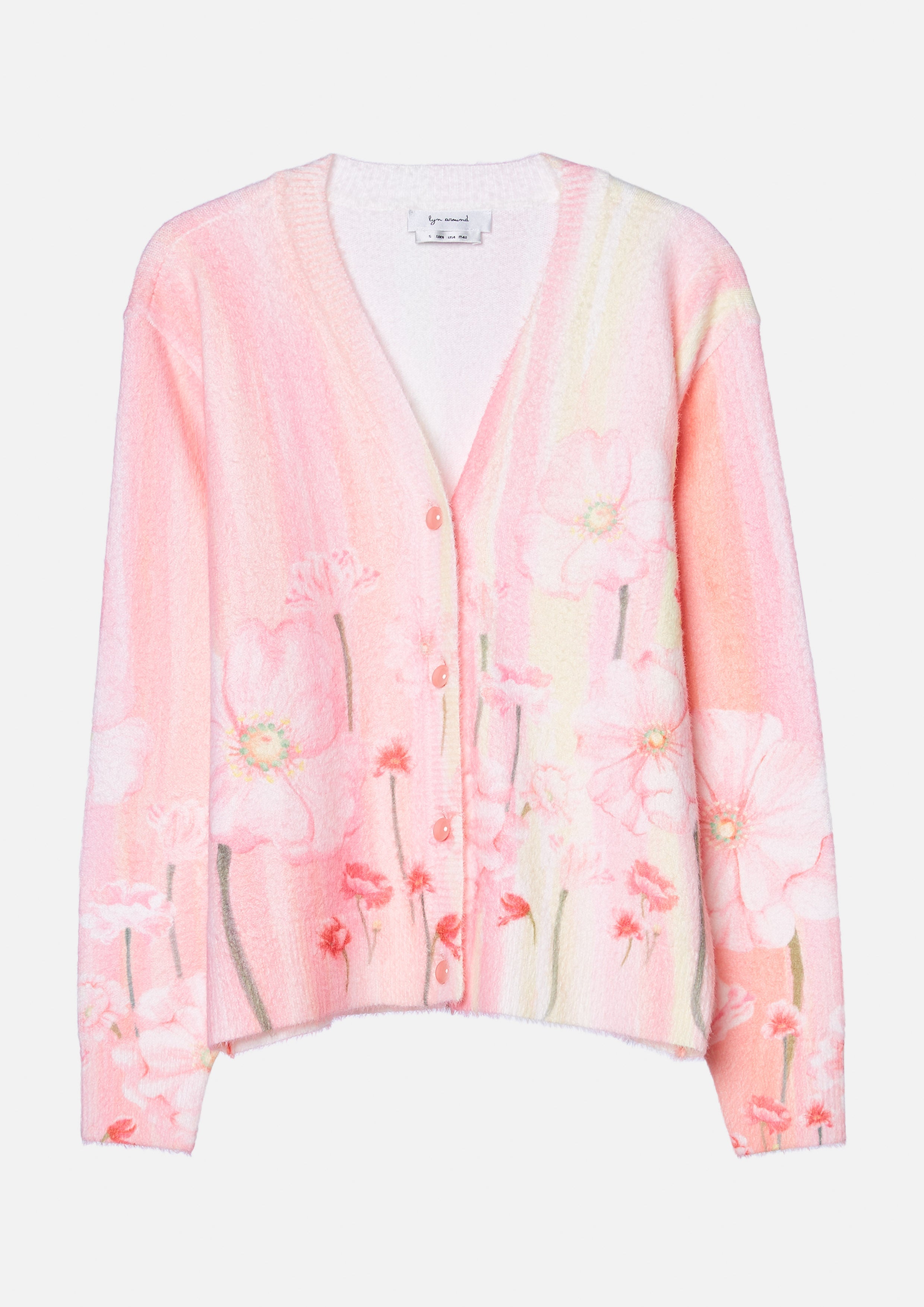 เสื้อคาร์ดิแกนแขนยาวพิมพ์ลาย คอลเลกชัน Oasis