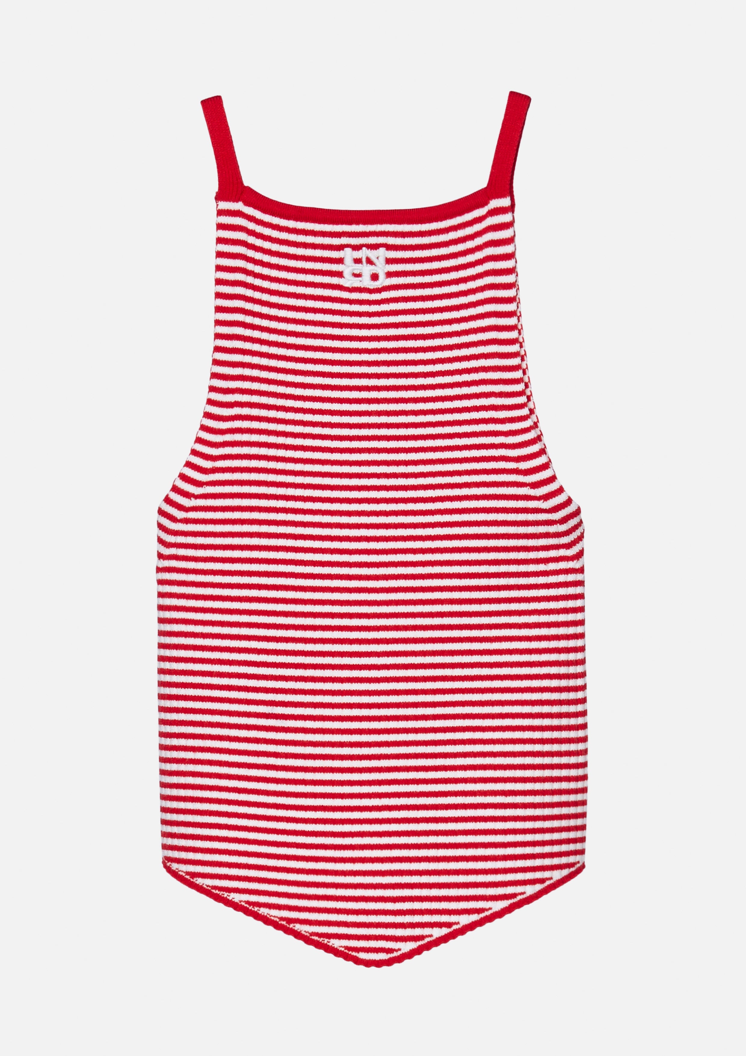 Stripe Knitted Halter Top California Calling
