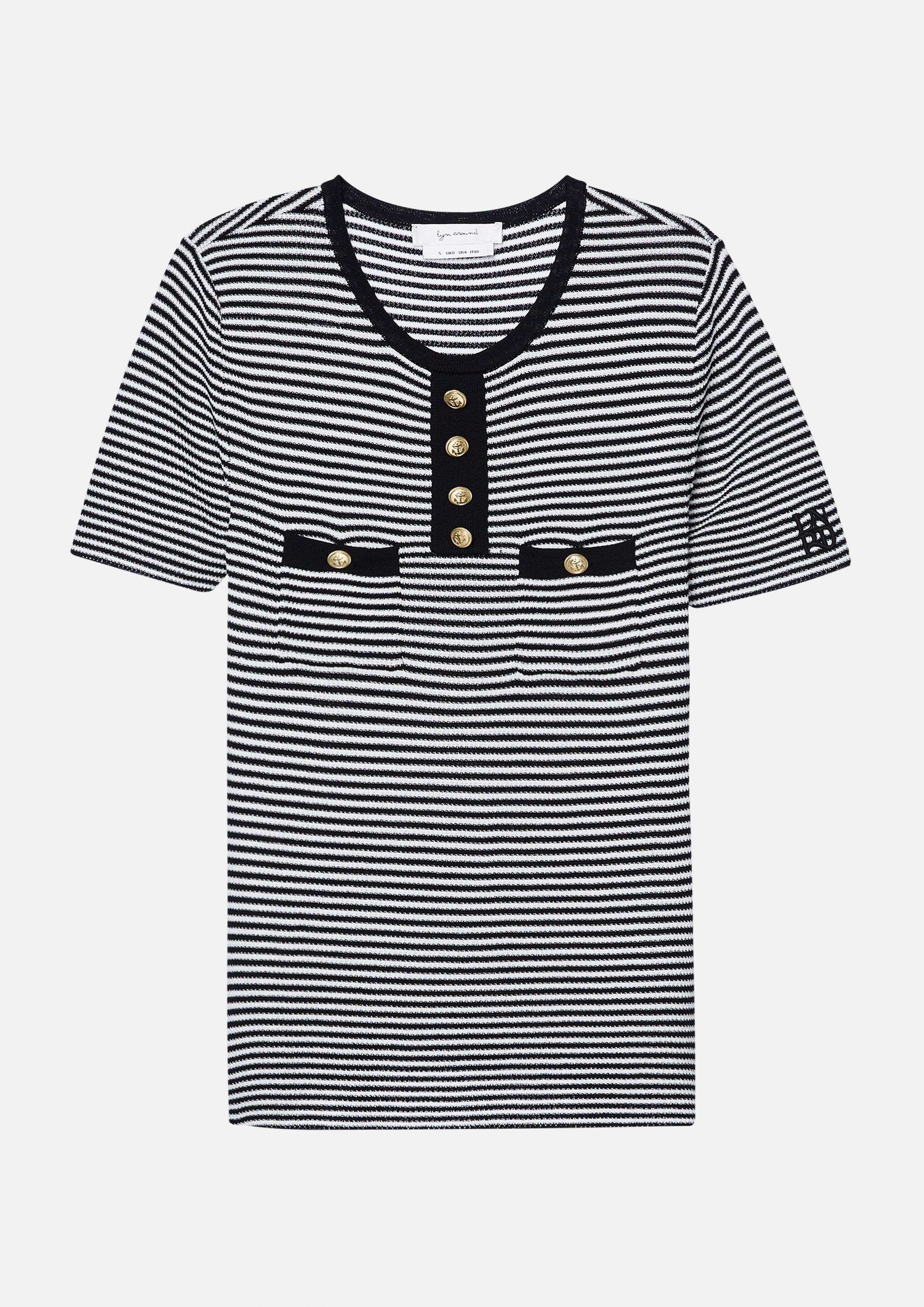 เสื้อยืดแขนสั้นผ้านิตแต่งกระดุม คอลเลกชัน California Calling