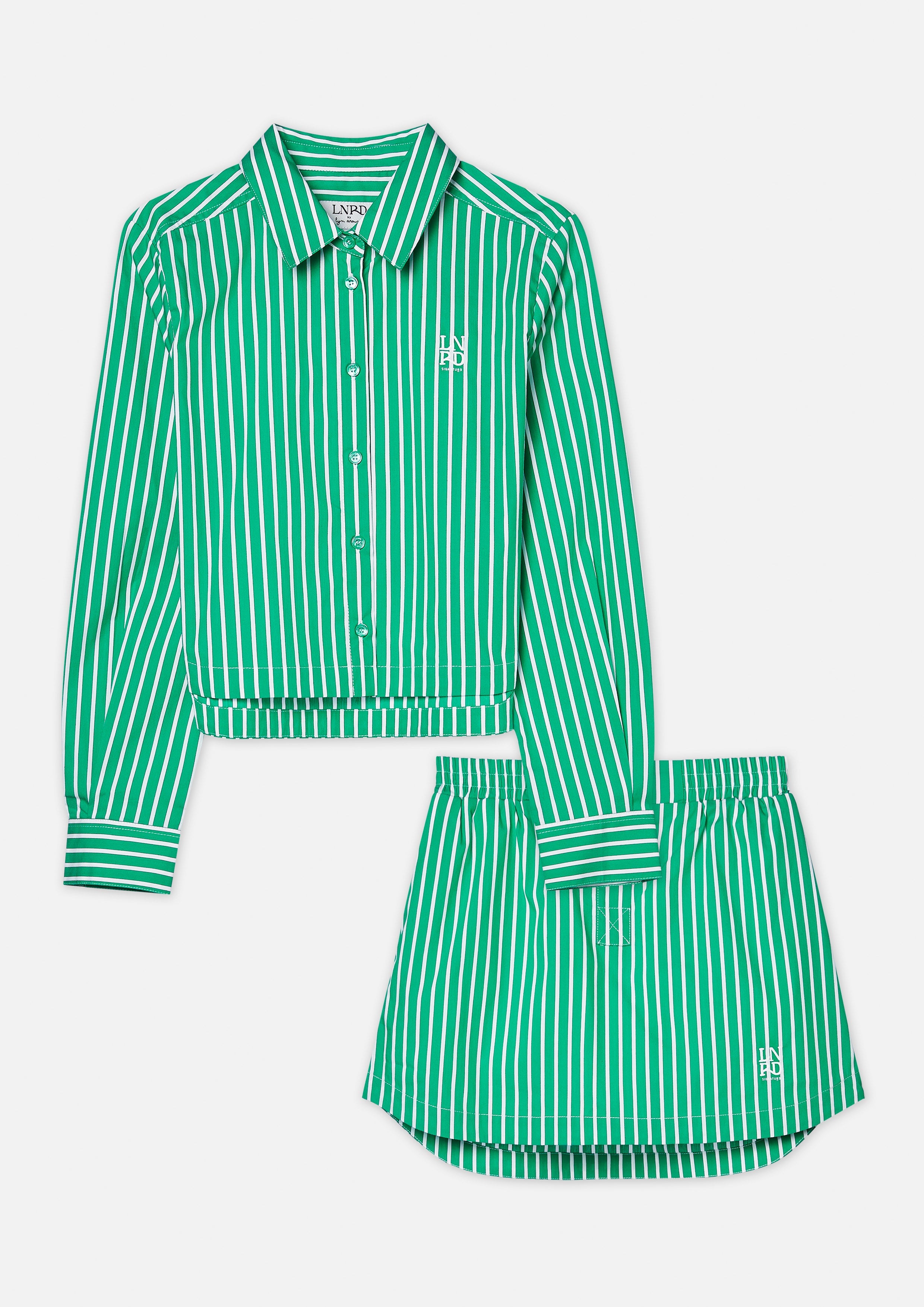 Stripe Long Sleeve Shirt and Stripe Shorts LNRD Signature