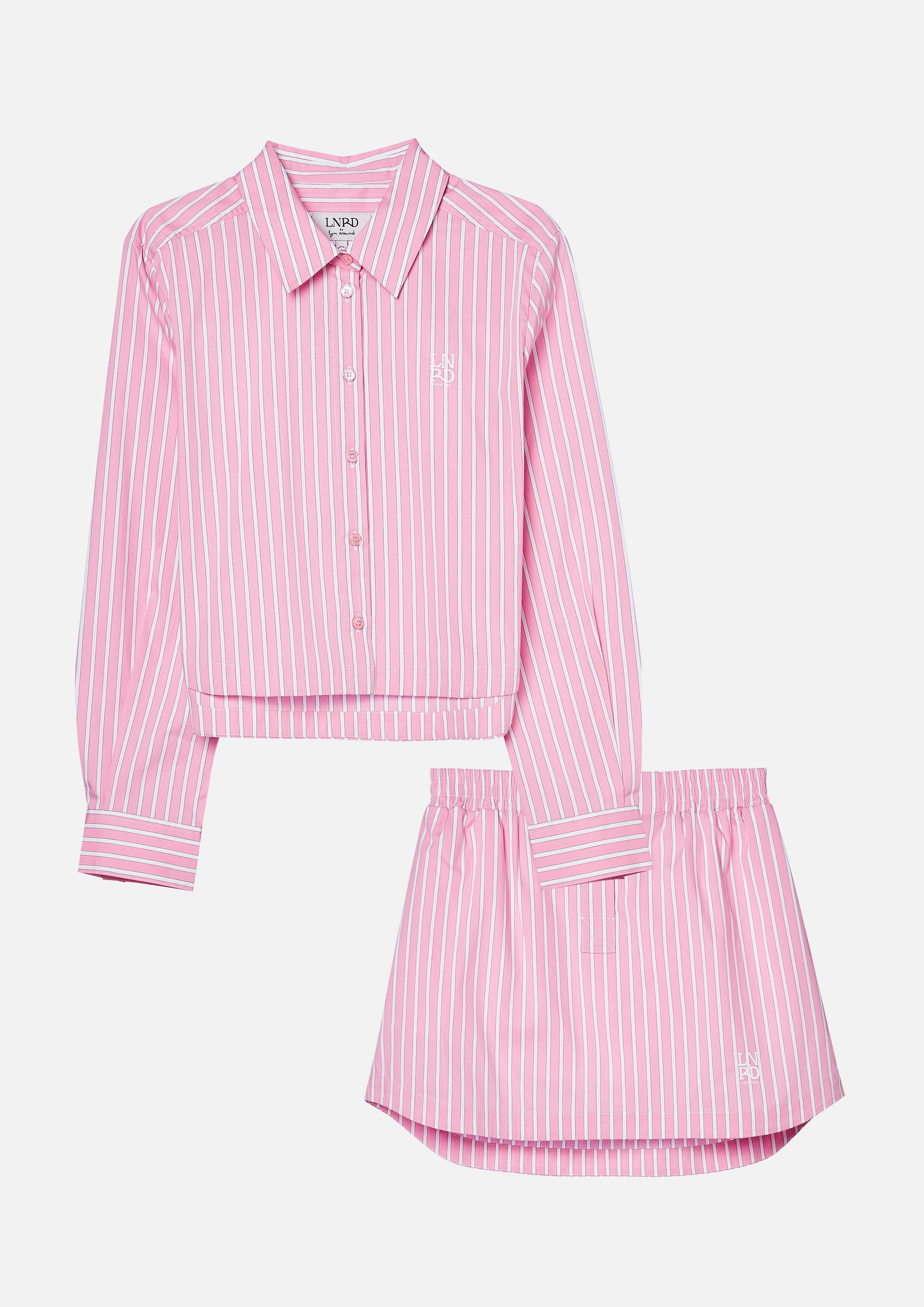 Stripe Long Sleeve Shirt and Stripe Shorts LNRD Signature