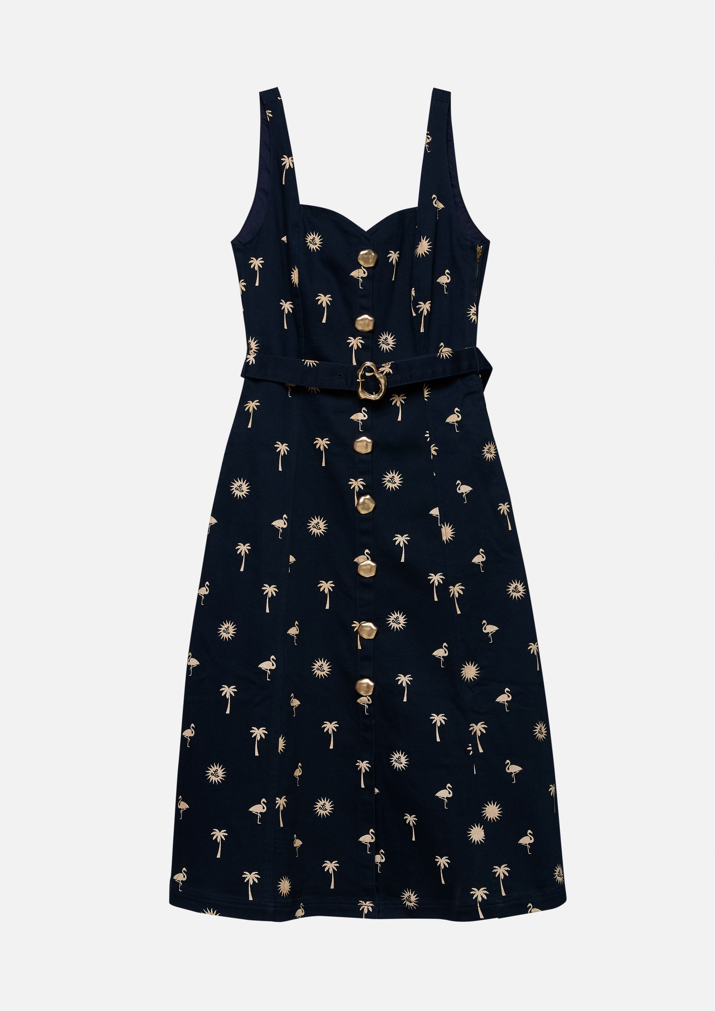 Embroidered Mini Dress Palm Spring