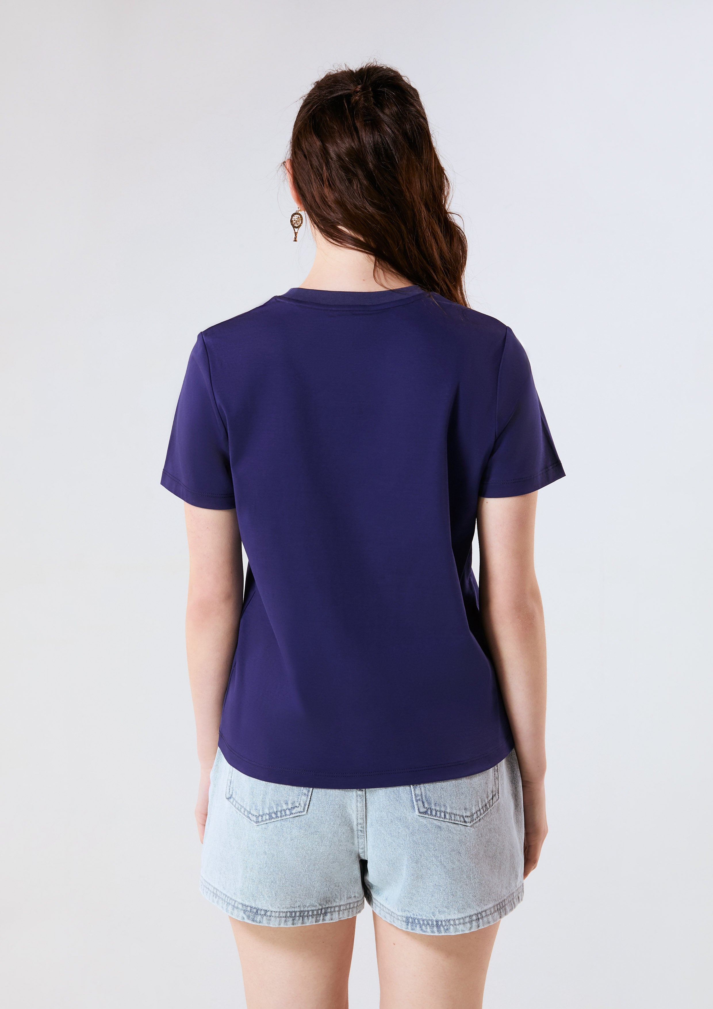 เสื้อยืดแขนสั้นปักโลโก้ คอลเลกชัน LNRD Signature