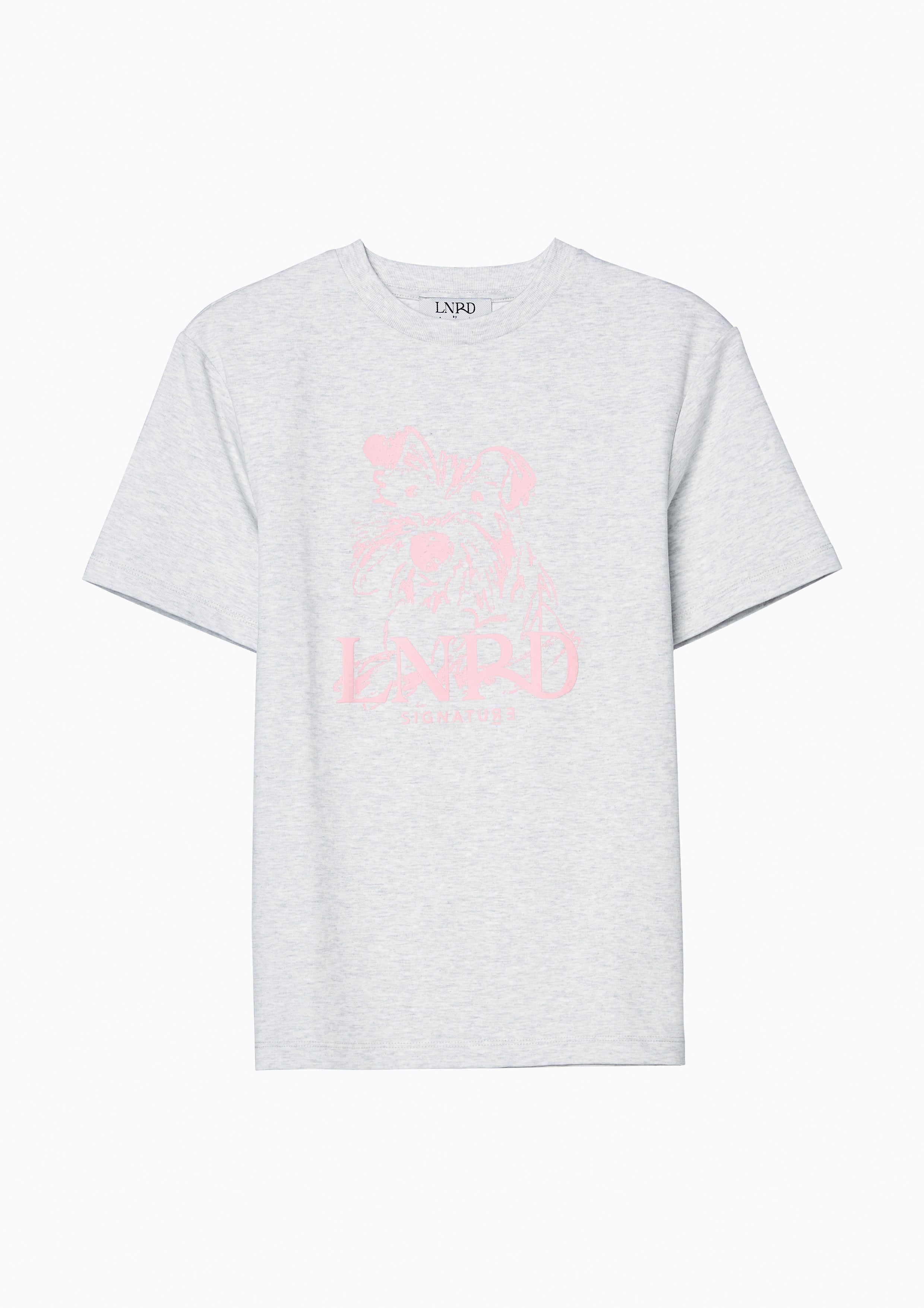 เสื้อยืดแขนสั้นพิมพ์ลายสุนัข Bobby คอลเลกชัน LNRD Signature