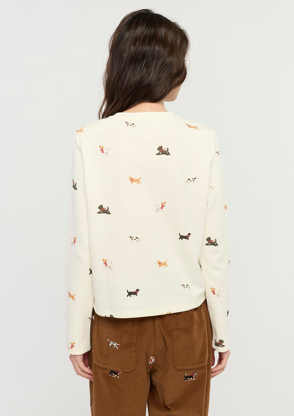 เสื้อคอกลมลายสุนัข คอลเลกชัน Holiday Sweetheart